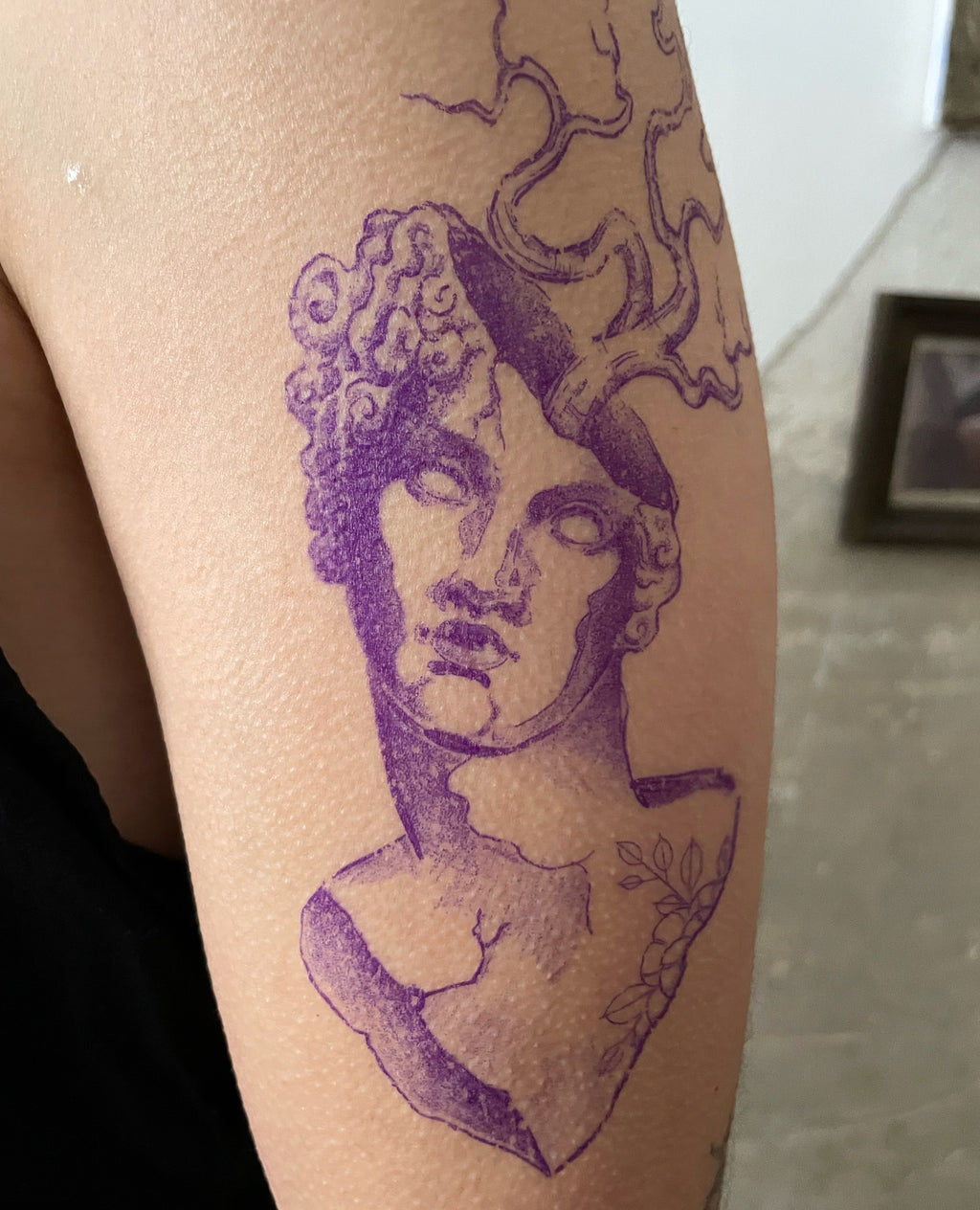 Tattoo Stencil done with Perfect Stencil Ink