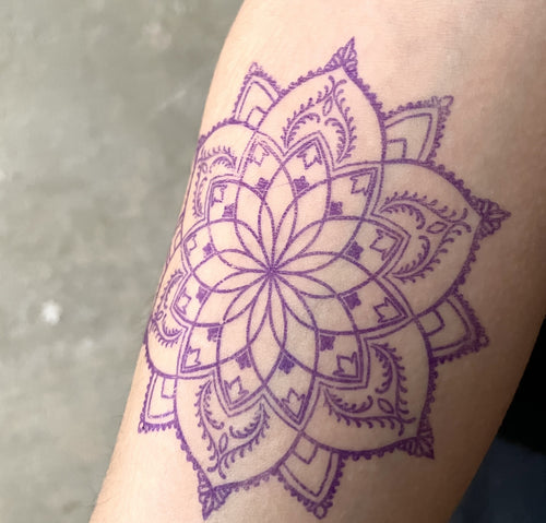 Perfect Stencil on skin