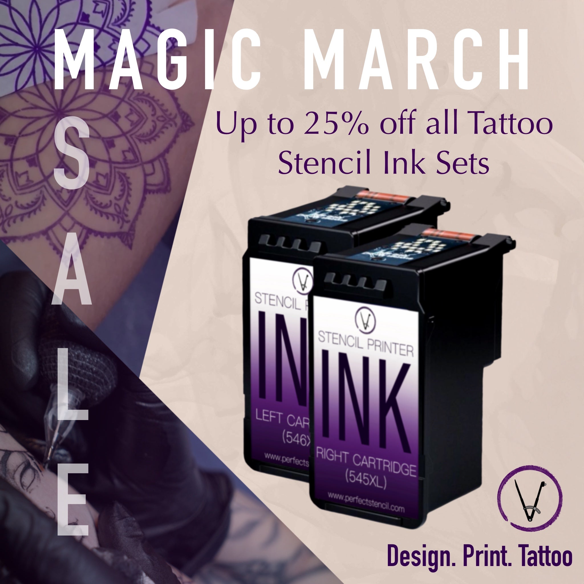 Tattoo Stencil ink XL cartridge set