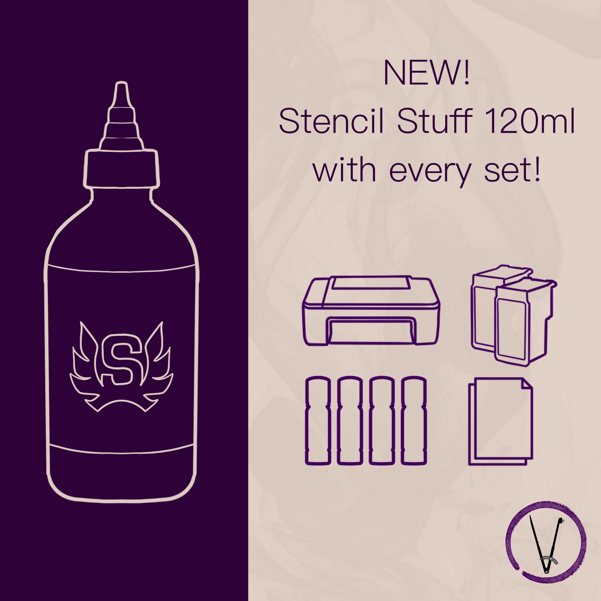 Stencil Ink - Classic 280ml